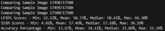 Image Comparison Results